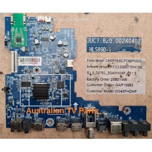 DGTEC DG40FHDNF MAIN BOARD JUC7.820.00240402 HLS89D-1 20B01W6